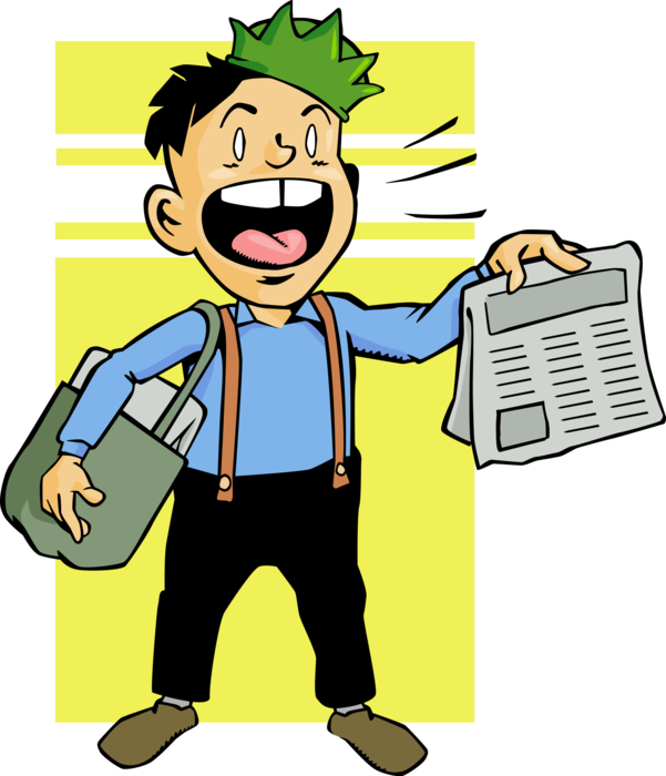 News clipart newsboy, News newsboy Transparent FREE for download on ...
