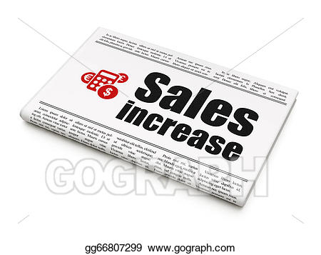 News clipart newspaper ad. Stock illustration advertising concept