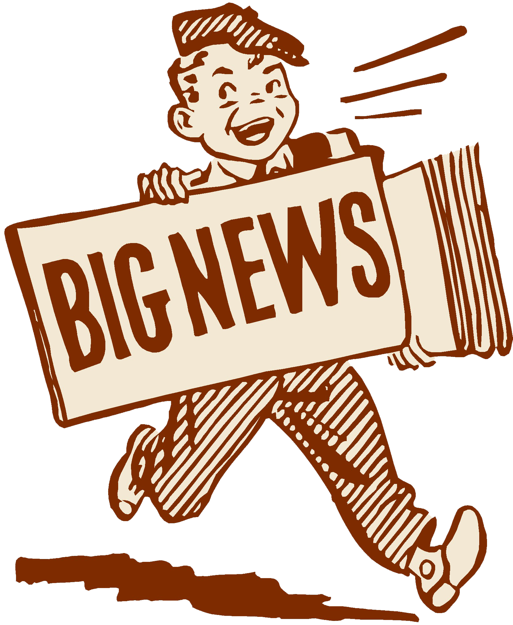 news clipart paperboy