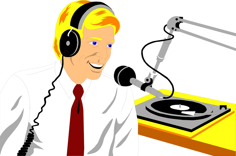 news clipart radio jockey