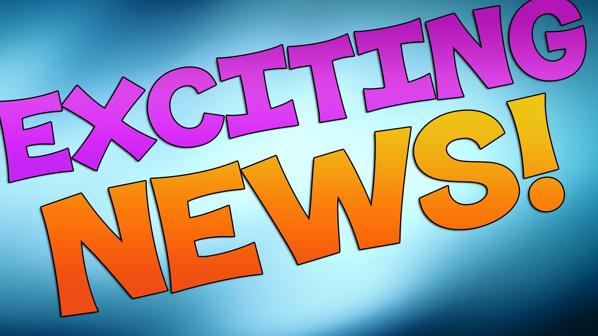 newsletter clipart exciting news