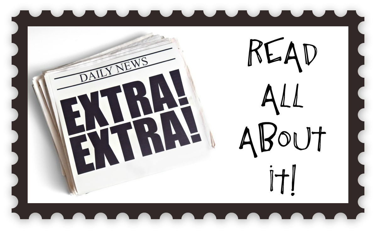 newsletter clipart extra extra read all about it