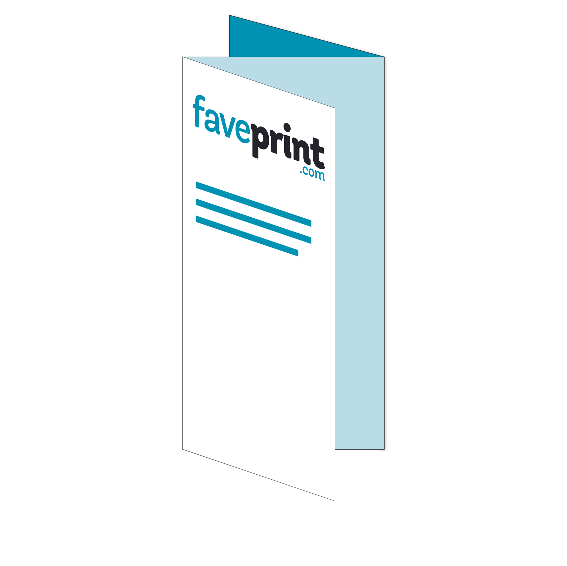 Folded leaflets faveprint print. Newsletter clipart information leaflet