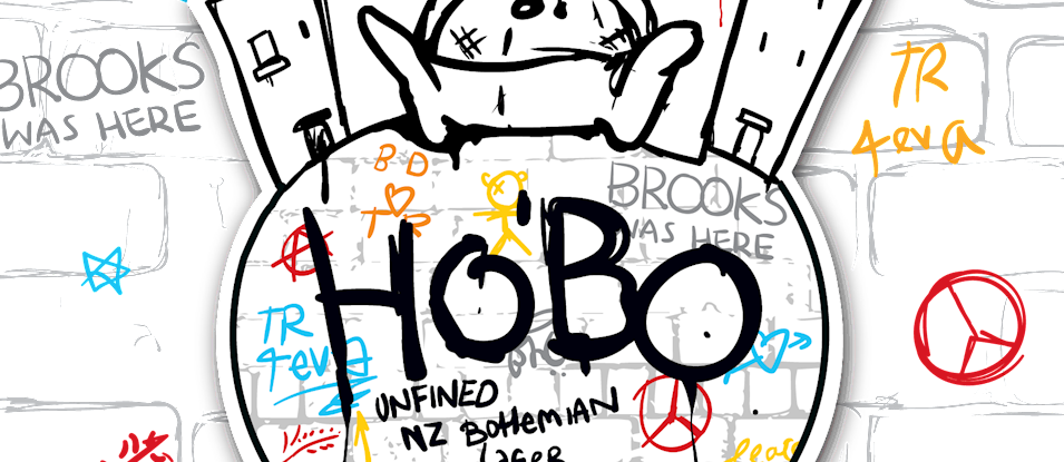 New beer hobo cwtch. Newsletter clipart information leaflet