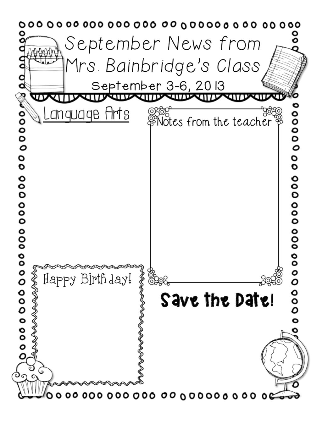 Newsletter clipart new york times. Templates free microsoft word