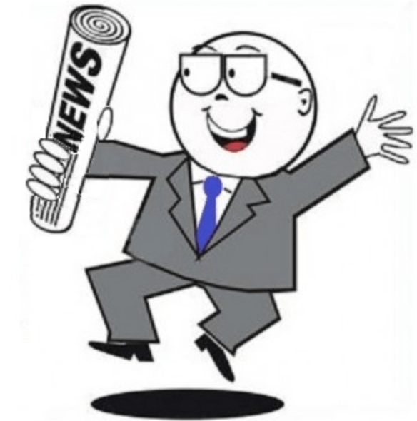 Newsletter clipart news team. First grade calendar 