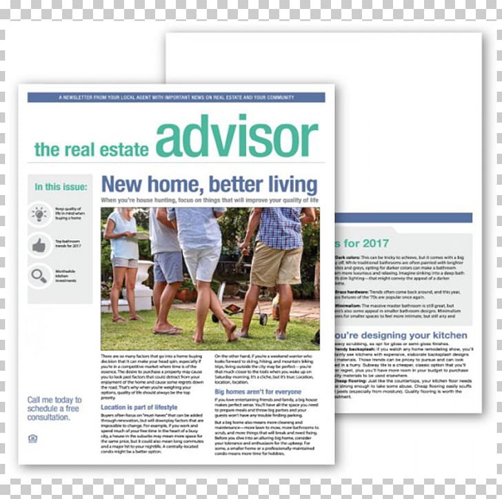 Newsletter clipart newspaper ad. Real estate email marketing