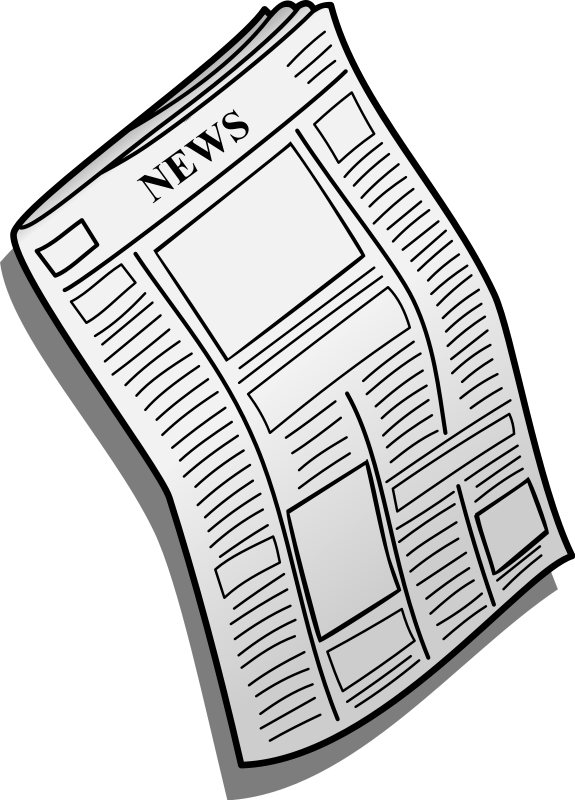 Newsletter clipart newspaper front page. Fort payne middle school