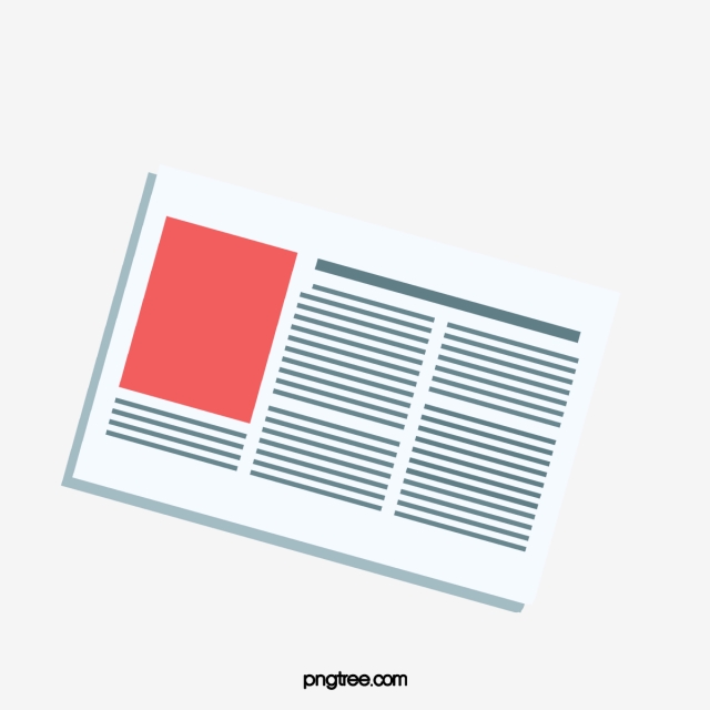 Cartoon texture illustration red. Newspaper clipart cute