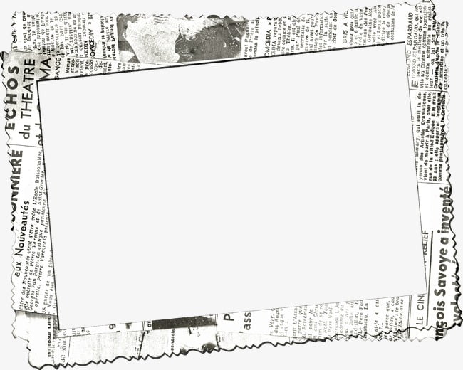 newspaper clipart frame