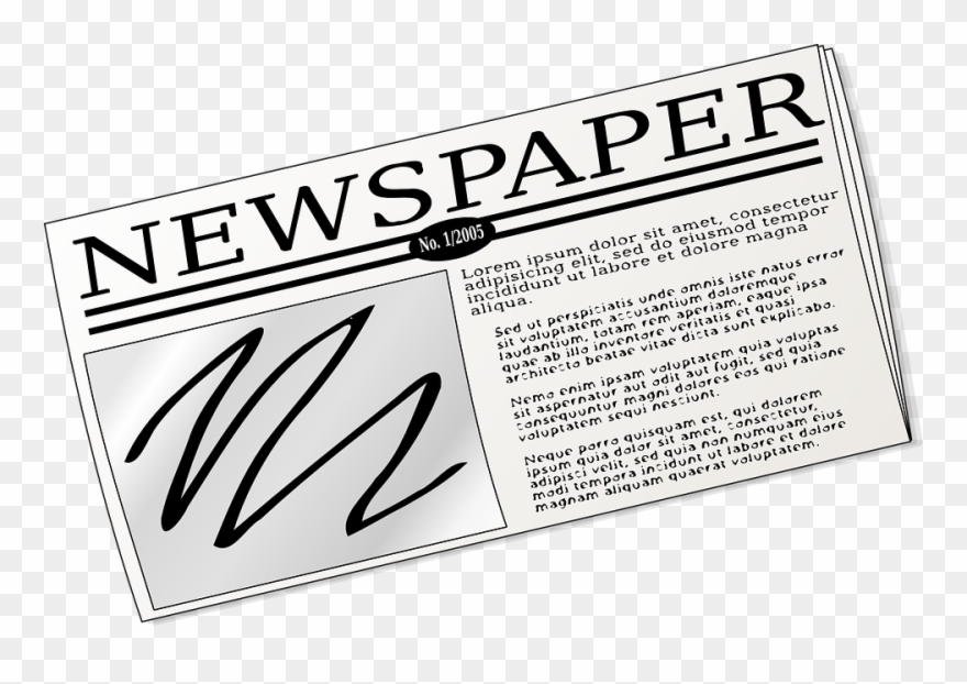 newspaper clipart news paper