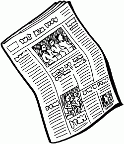 newspaper clipart newspaper column