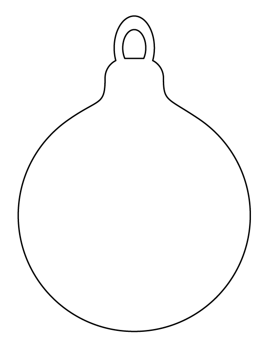 outline clipart ornament