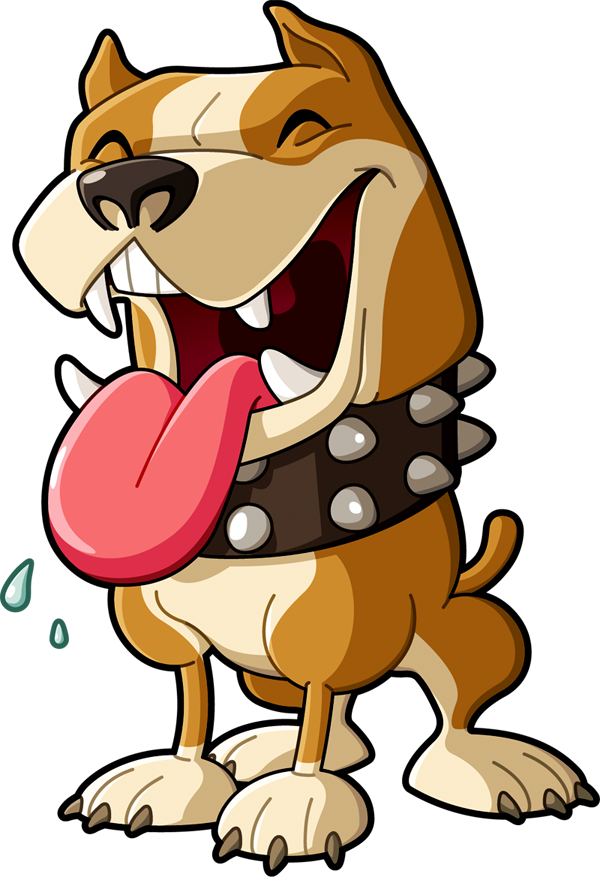 Happy by mathieubeaulieu on. Pitbull clipart vector