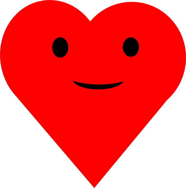 nice clipart red smile