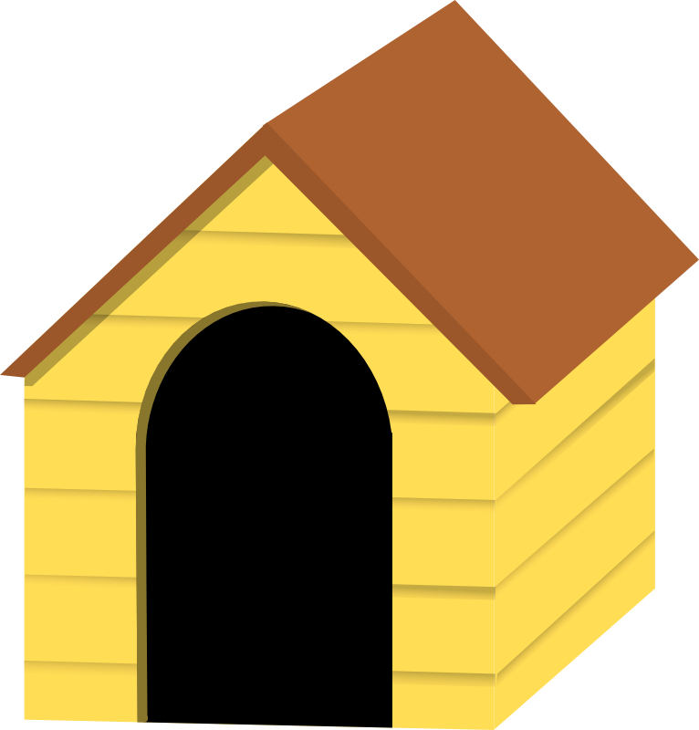 doghouse clipart empty