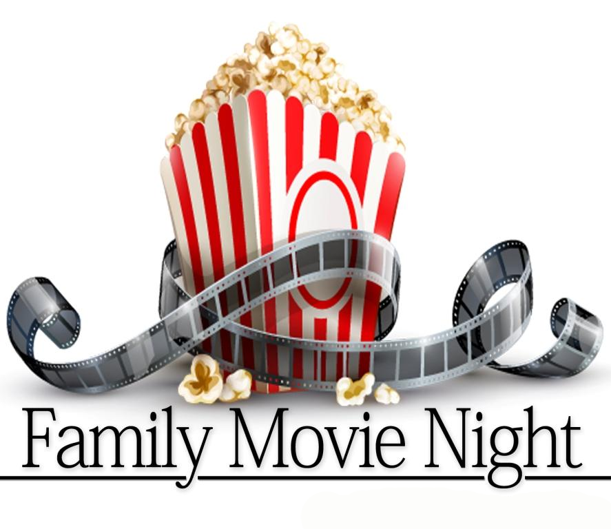 night clipart family movie
