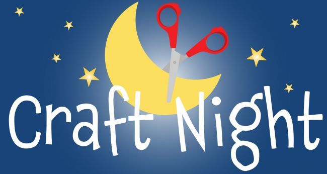 Craft clip art event. Night clipart pta