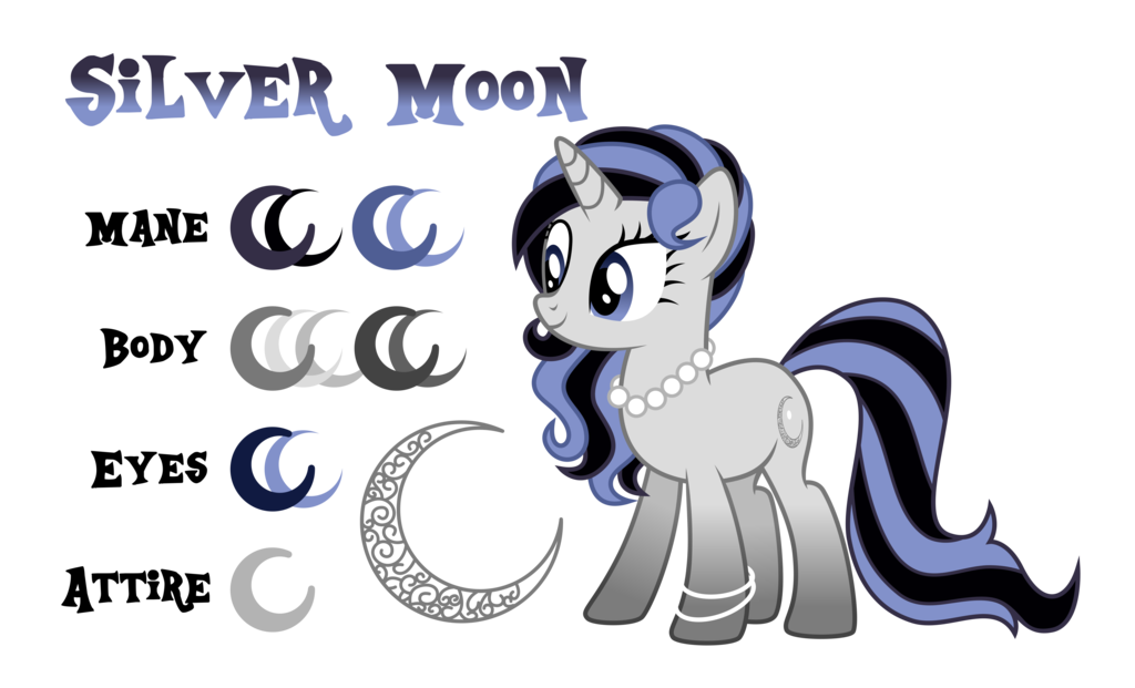 Reference by drakizora on. Night clipart silver moon