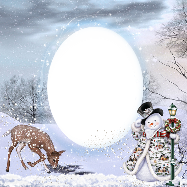 night clipart snowy