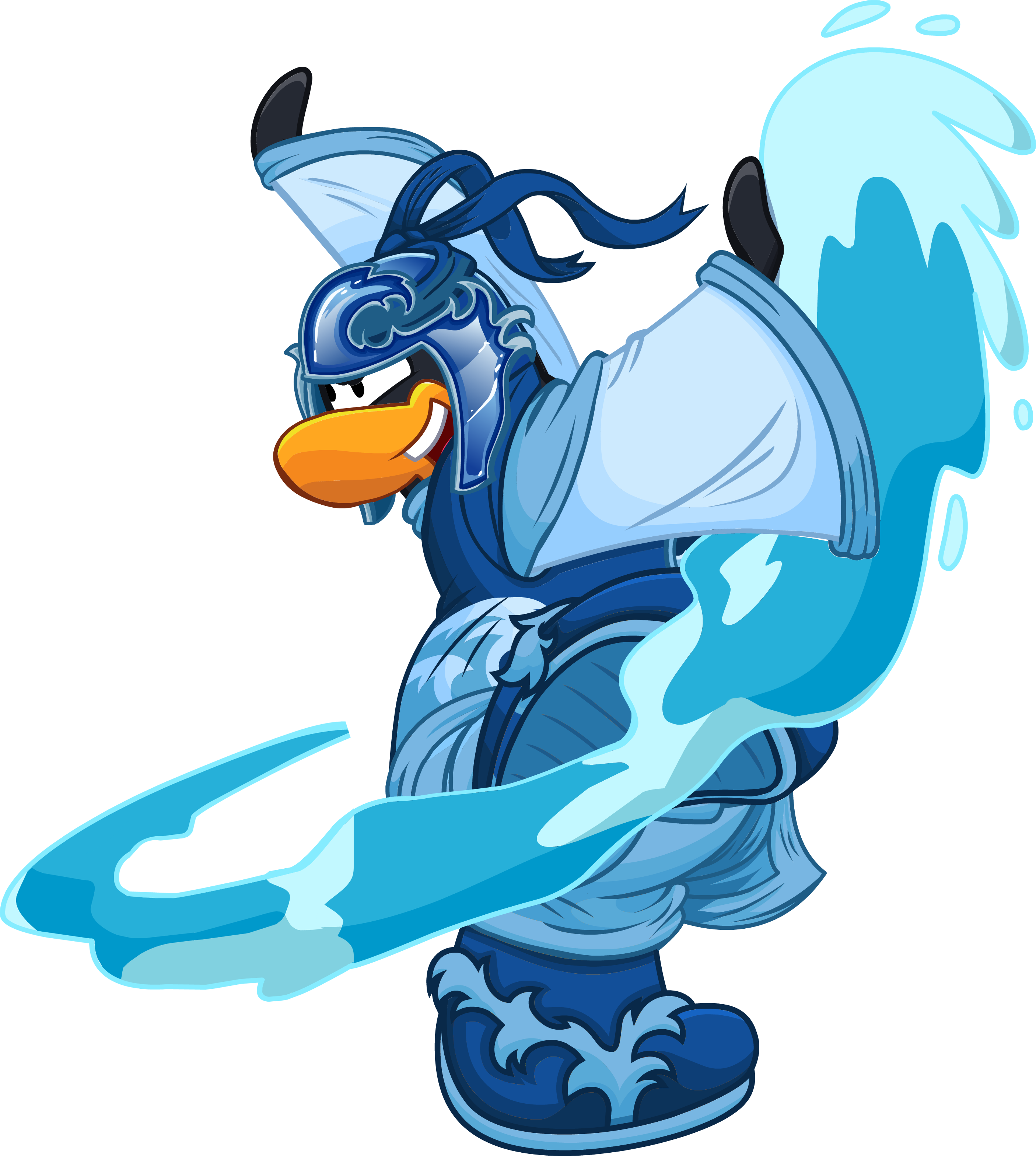Water club penguin wiki. Ninja clipart blue ninja
