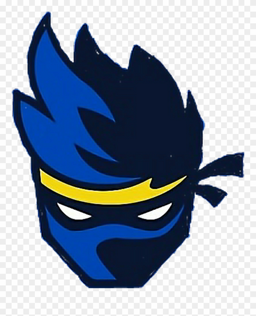 Fortnite logo png . Ninja clipart blue ninja