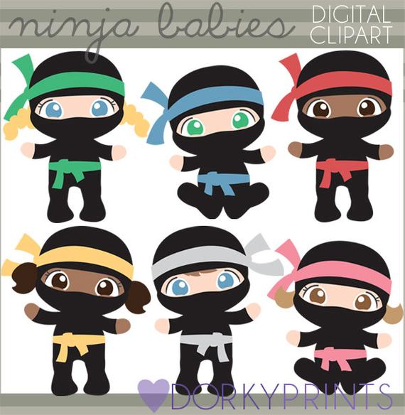 ninja clipart cute