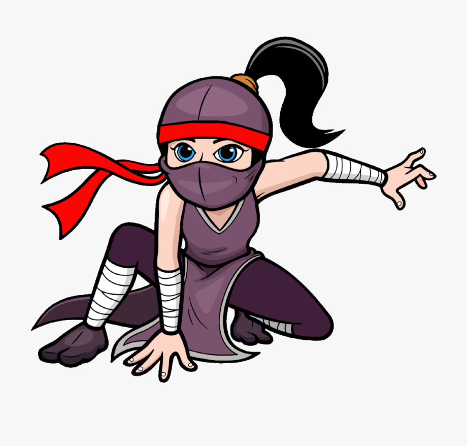 ninja clipart female ninja