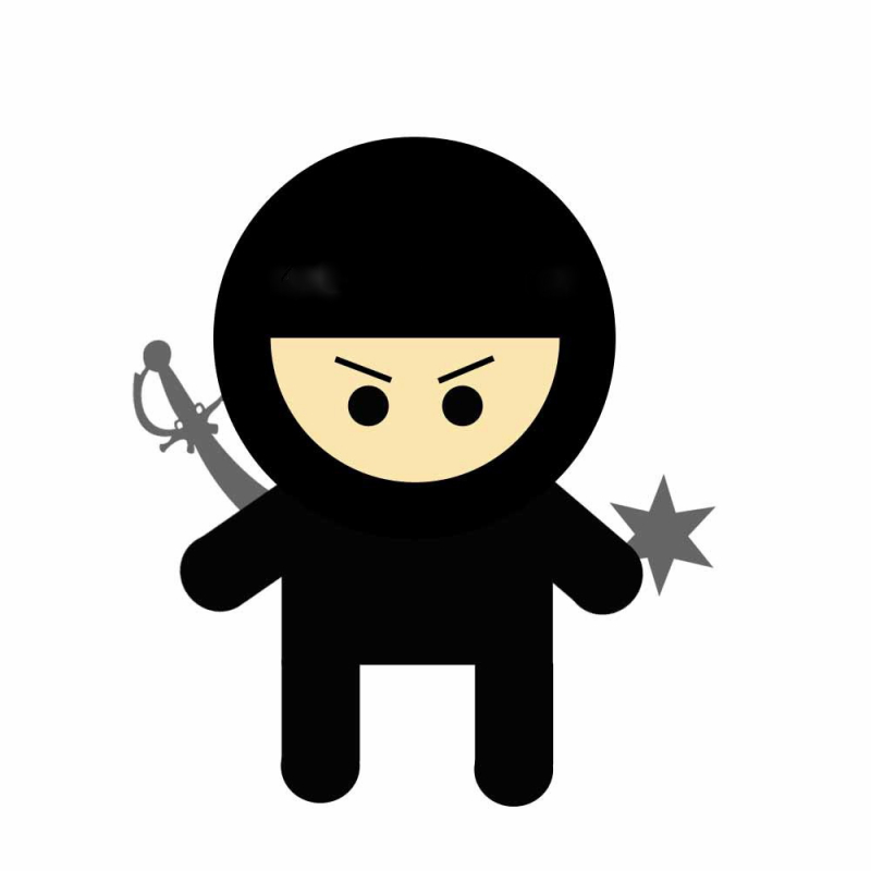 ninja clipart friendly