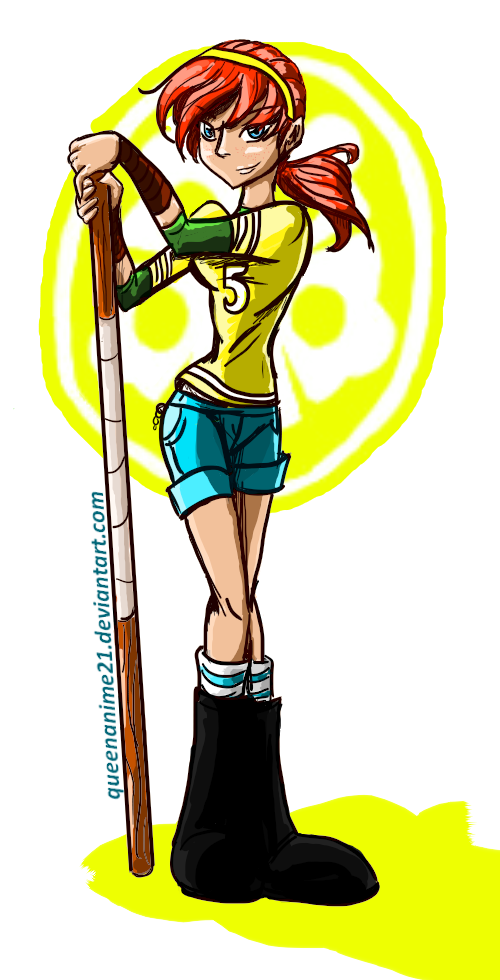 April o neil by. Ninja clipart holding katana