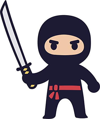 Ninja clipart kawaii. Adorable japanese kid cartoon