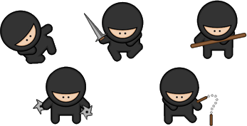 ninja clipart little ninja
