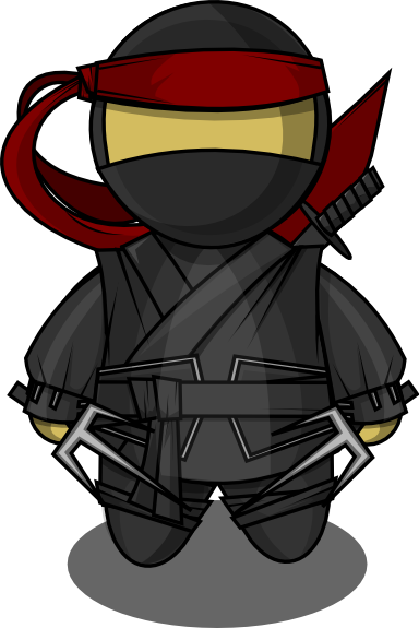 ninja clipart public domain