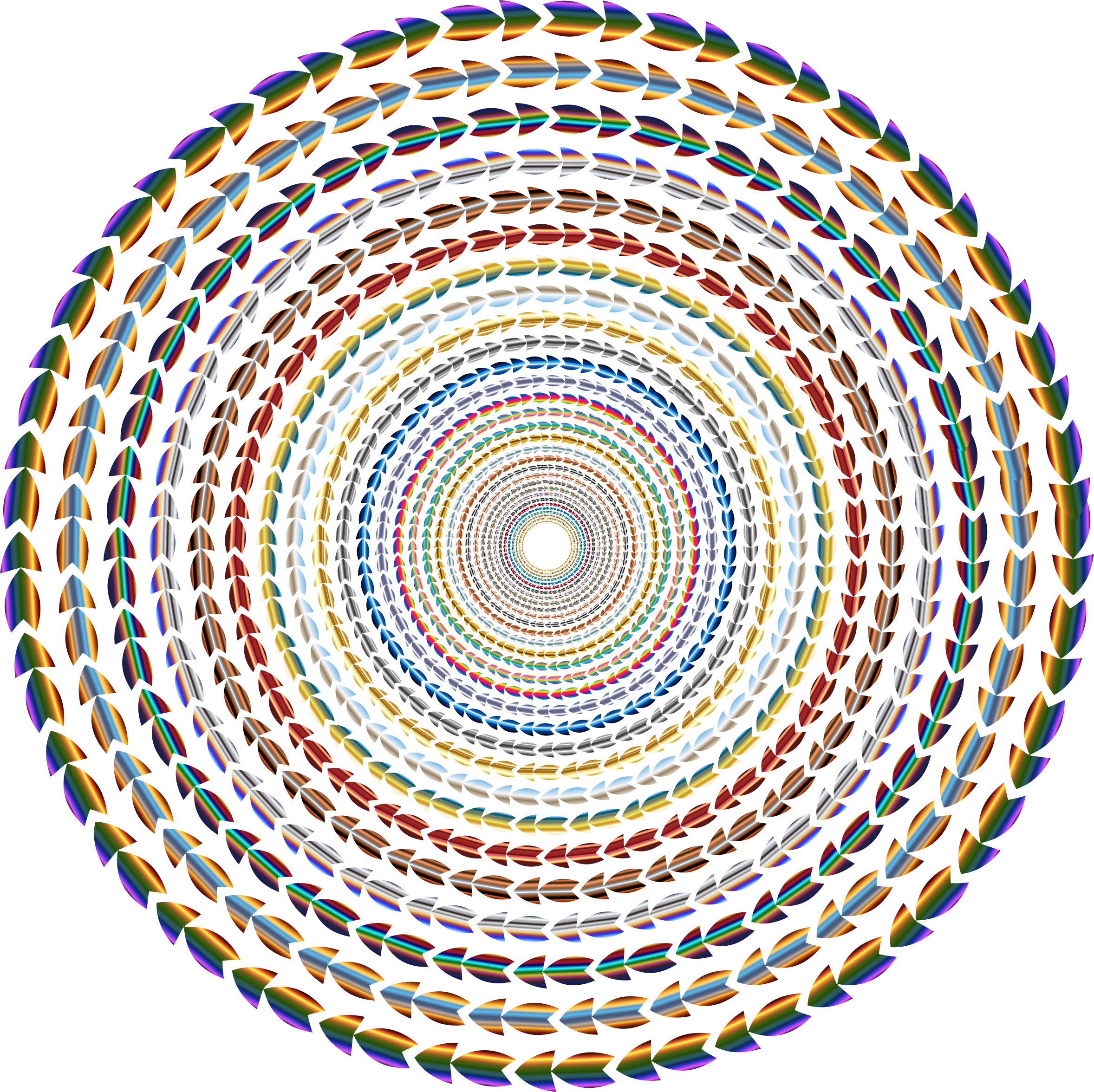 No clipart circle. Polychromatic colorful direction vortex