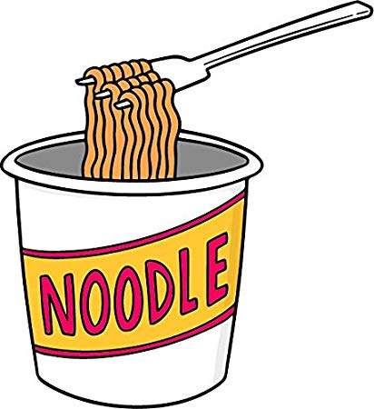 noodles clipart top raman