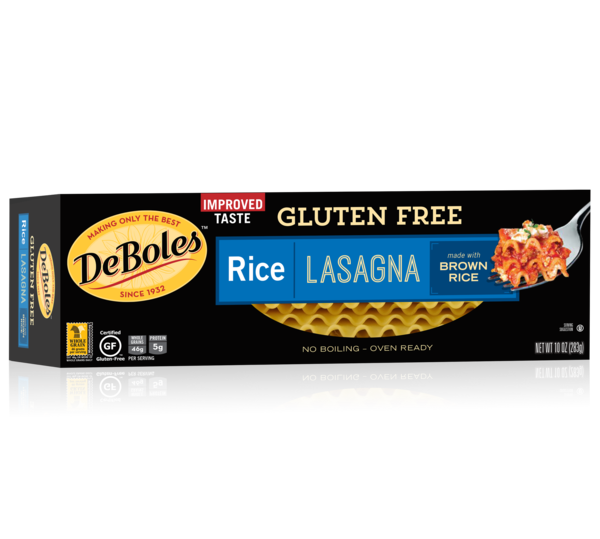 Gluten free rice deboles. Noodle clipart lasagna