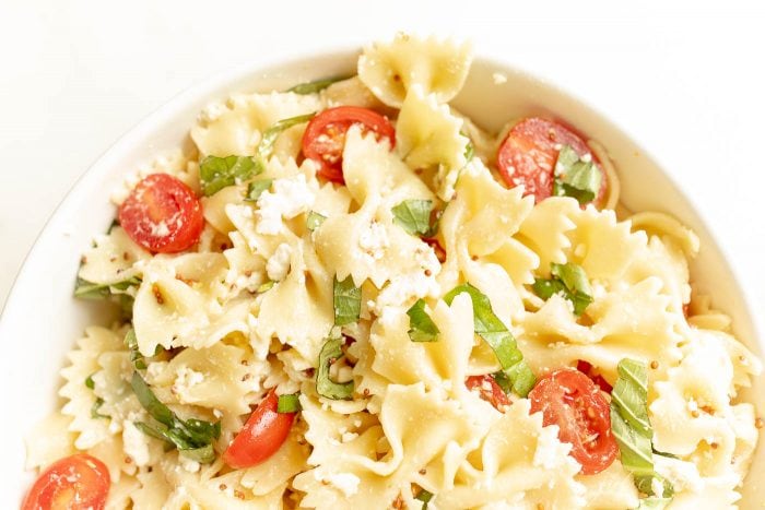 Noodle clipart pasta dish. Light and easy salad