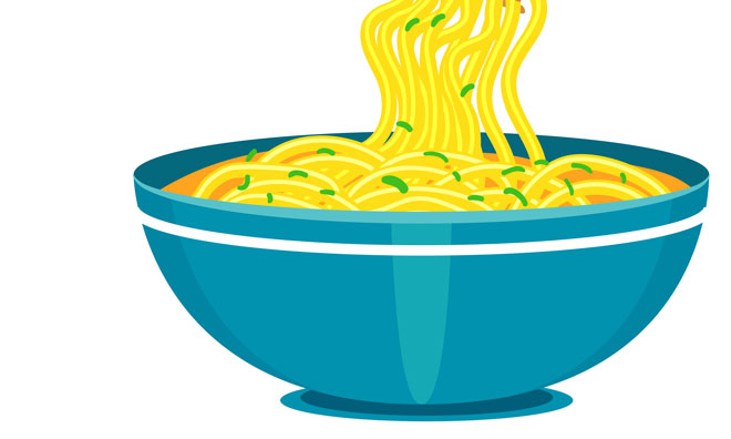 pasta clipart egg noodle