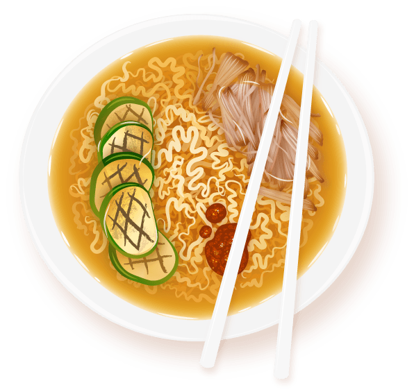 Noodler the soup oracle. Noodles clipart plate noodle