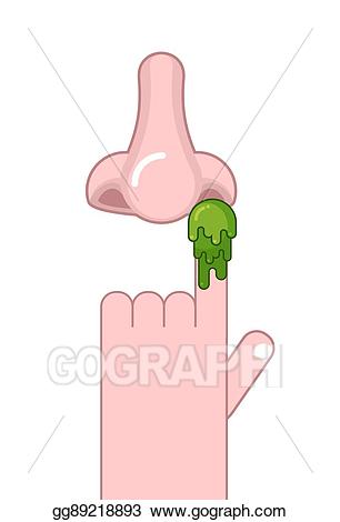 nose clipart booger nose