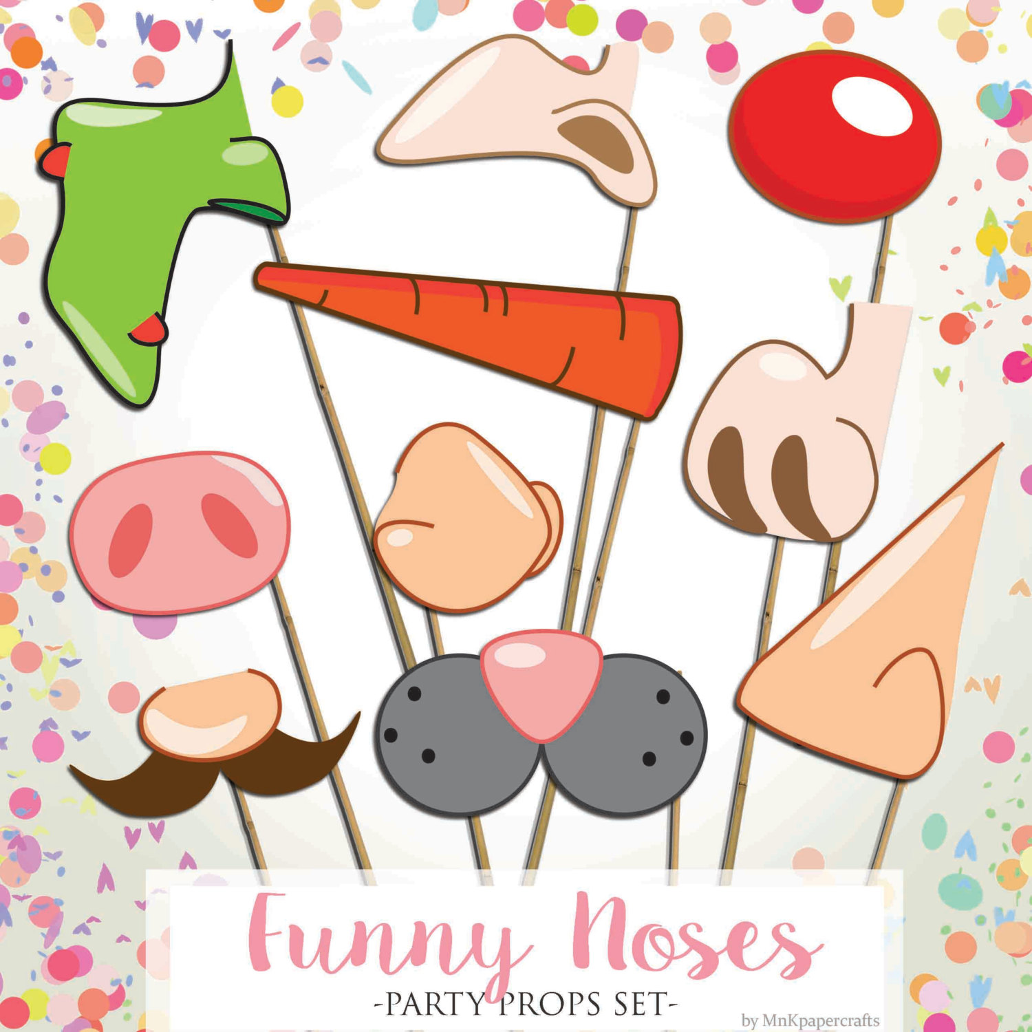 nose clipart printable
