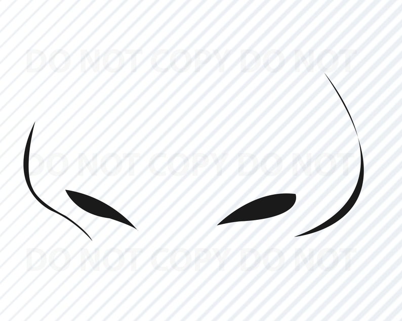 Nose clipart vector. Svg file for cricut