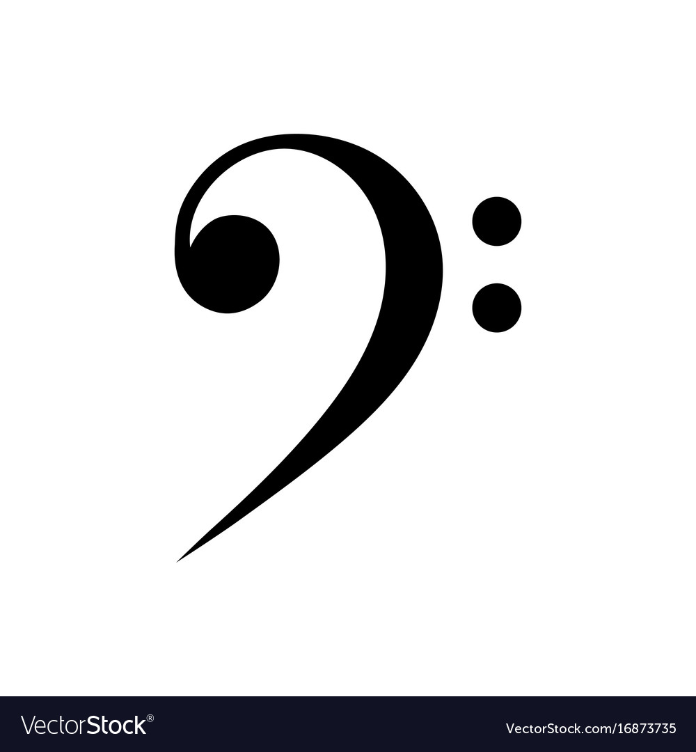 Note clipart base. Free clef download clip