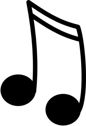 note clipart big music
