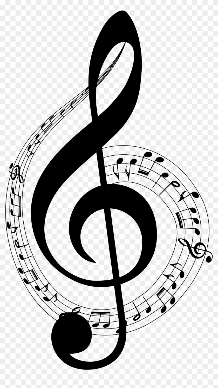 note clipart big music
