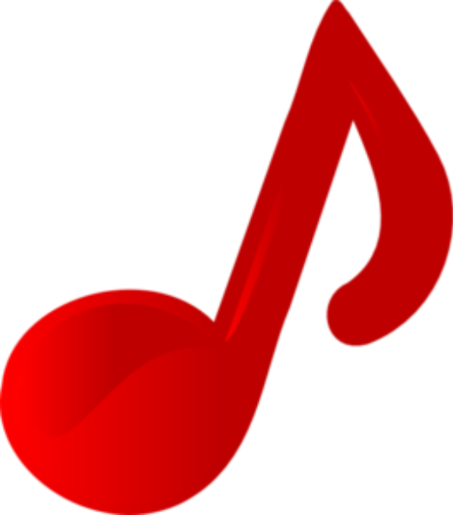 red clipart music
