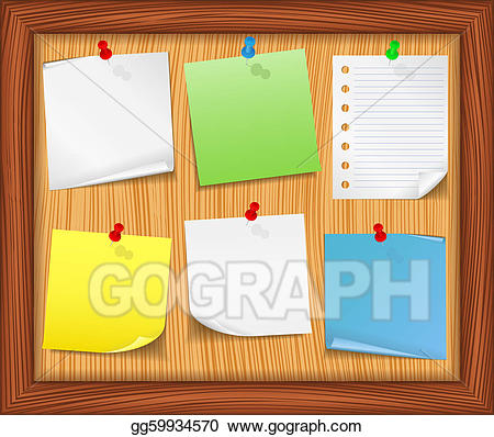note clipart information board