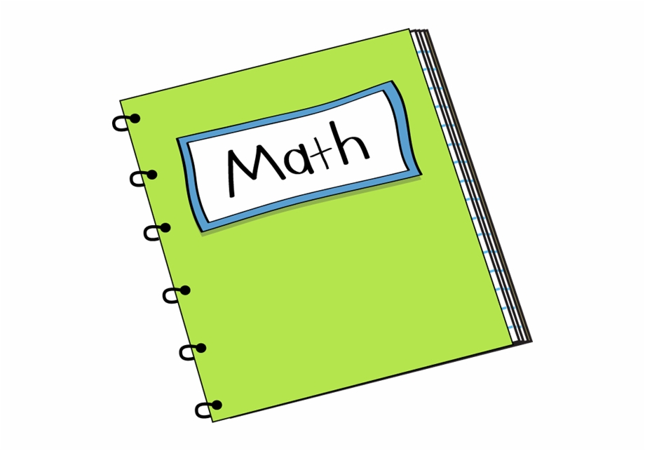 Note clipart math note. Notebook clip art book