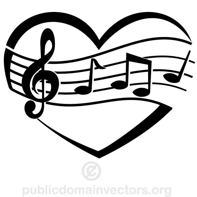 Vector graphics eps its. Note clipart music love