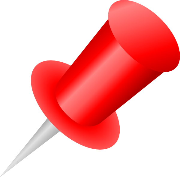 note clipart pin